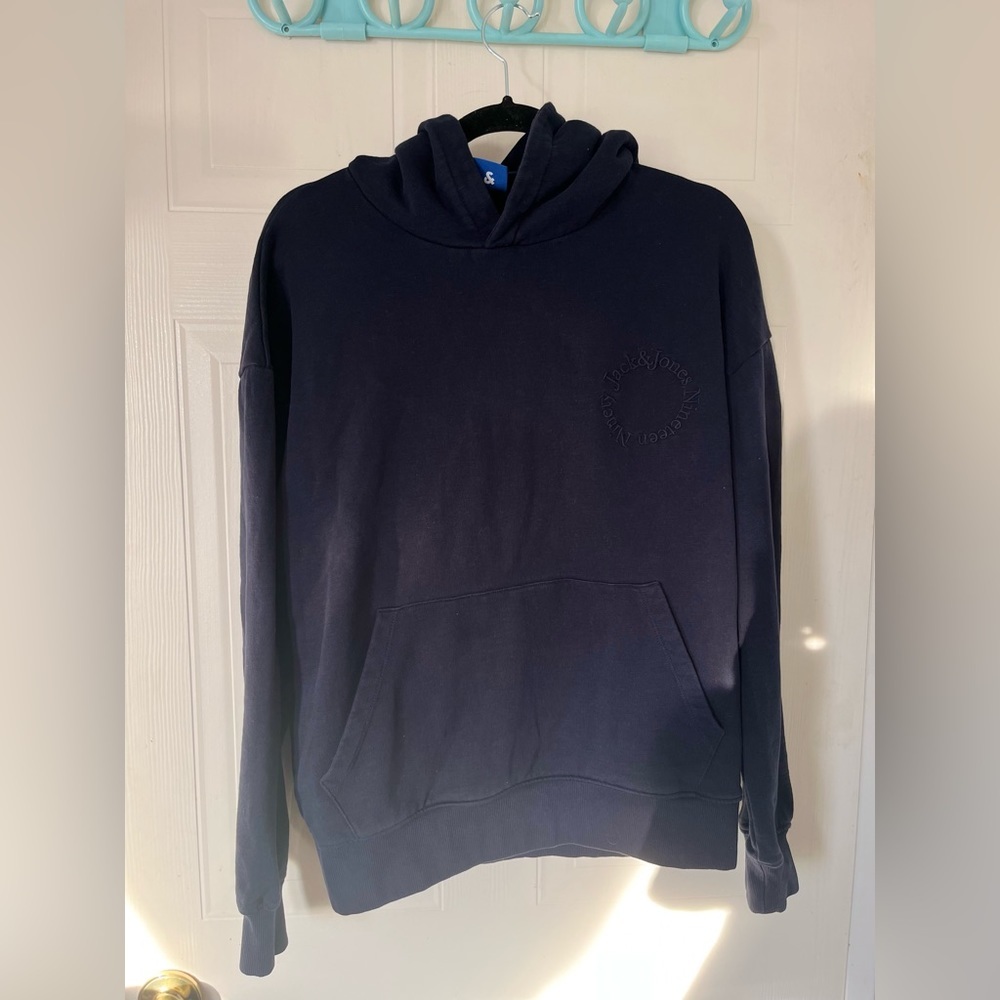 Jack & Jones Navy Blue Hoodie